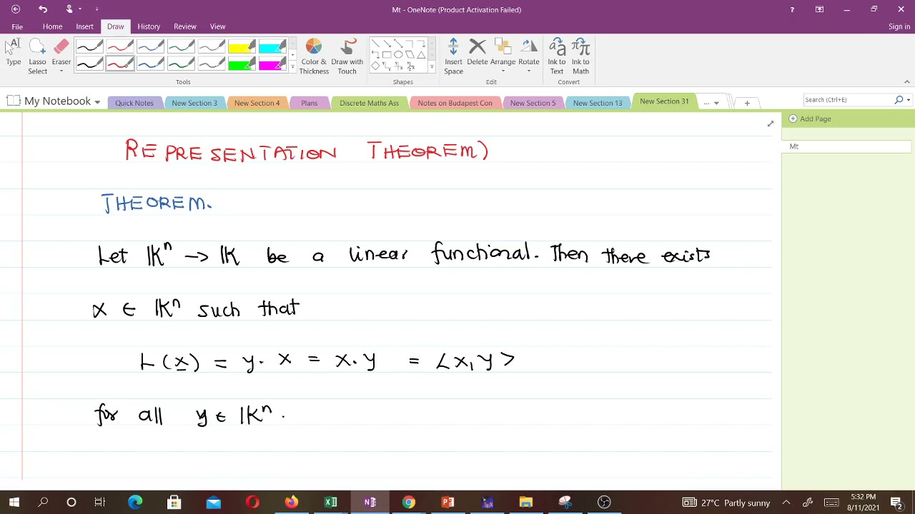 Special Case of Riesz Representation Theorem (Lesson 12)