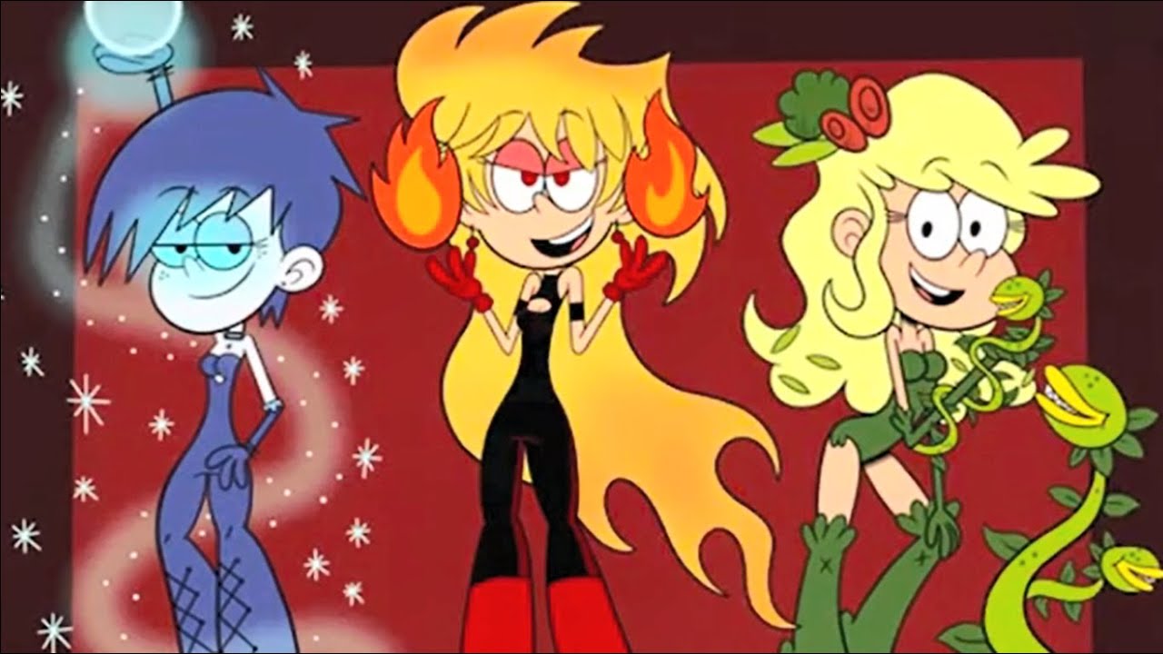 The Loud House - super heroes and villains TRIBUTE