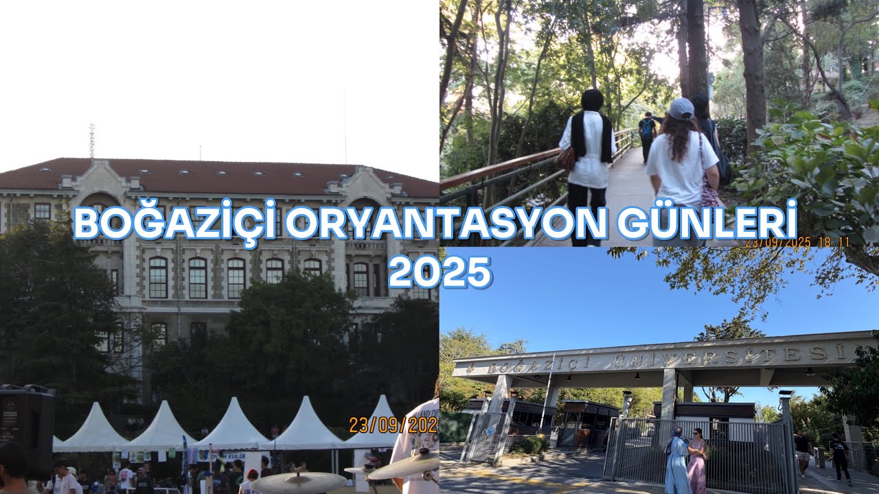 Boğaziçi oryantasyon mini vlog