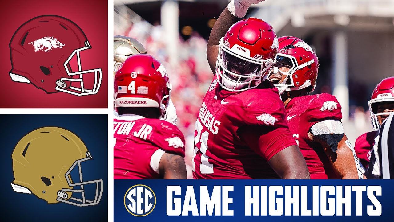 No. 22 Notre Dame Fighting Irish at Arkansas Razorbacks | Game Highlights | 2025 SEC Football