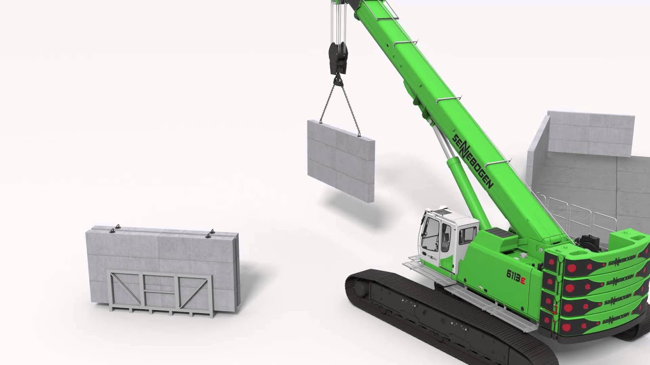 SENNEBOGEN - Produktvorstellung: Raupen-Teleskopkran 6113 E-Serie mit 120 t Traglast