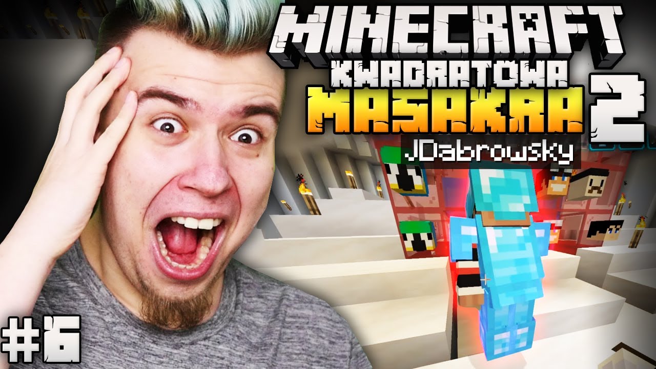 Czerwoni ZNIENAWIDZĄ NAS po tej PUŁAPCE! Minecraft Kwadratowa Masakra 2 #6
