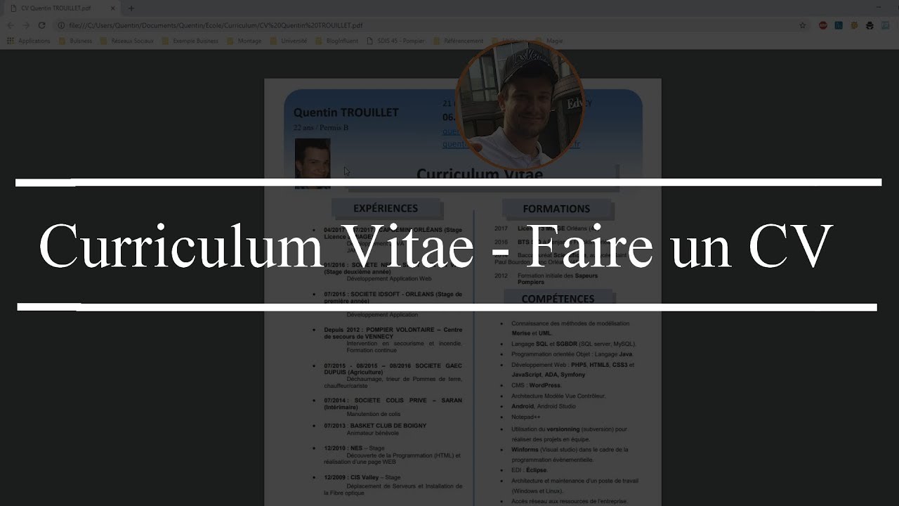 Comment faire un Curriculum Vitae ? [CV]