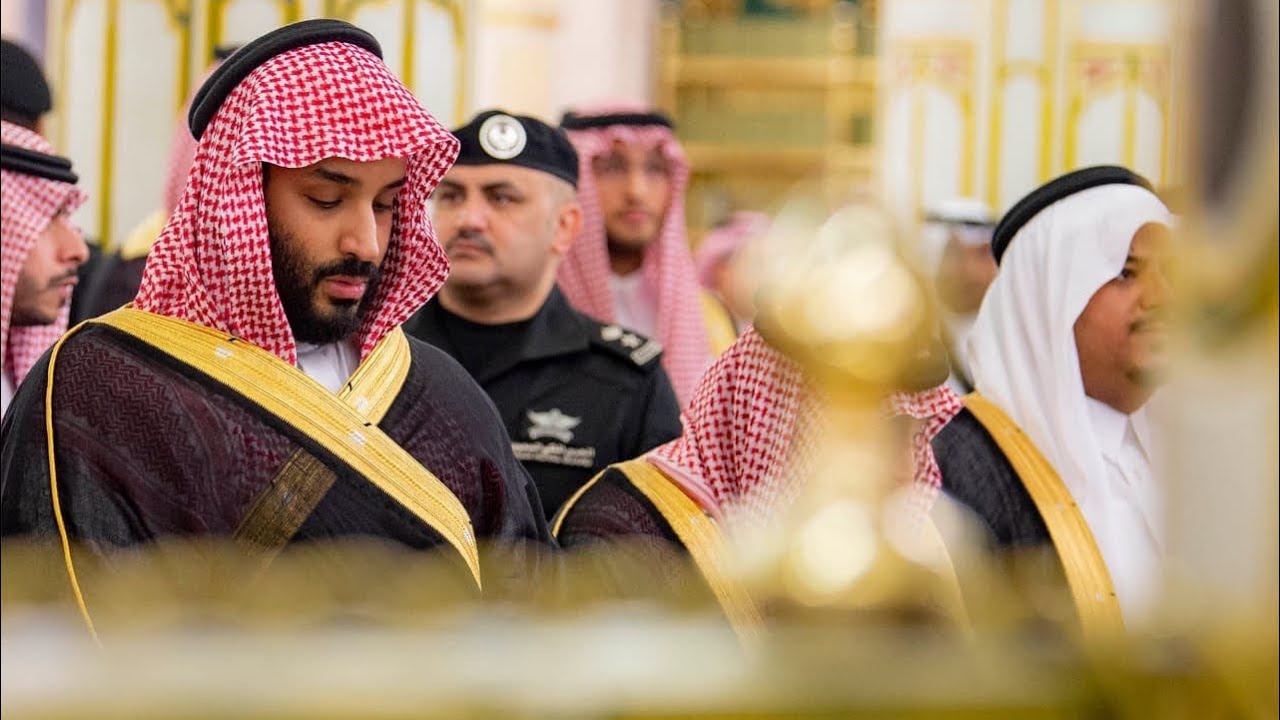 شاهد | زيارة الملك سلمان والامير محمد بن سلمان  المسجد النبوي الشريف