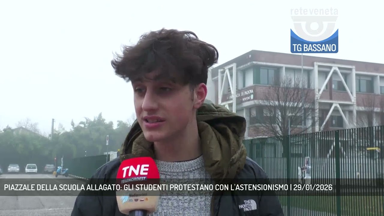 PIAZZALE DELLA SCUOLA ALLAGATO: GLI STUDENTI PROTESTANO CON L'ASTENSIONISMO | 29/01/2026