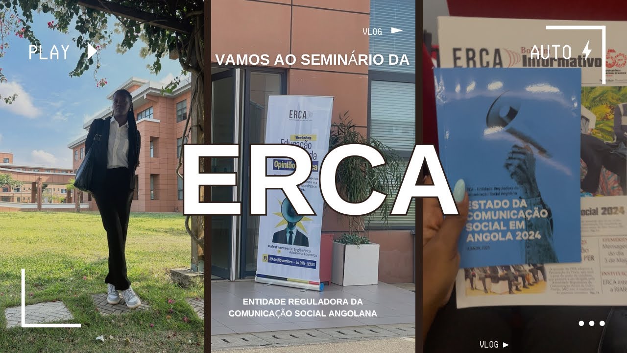 Selecionada para participar do seminário da ERCA📚🗞️🎤