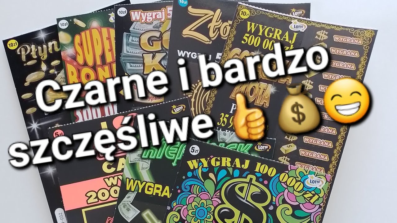 #734 Czarne zdrapki 🖤🖤 fajna propozycja od Anny z pięknym wynikiem 👍💰🍀😁