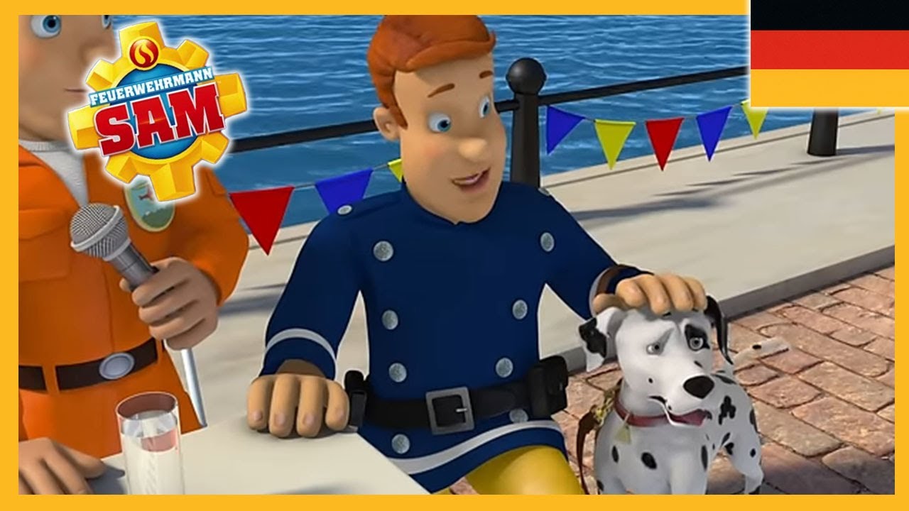 Zusammenstellung von Feuerwehrmann Sam und Radarhund 🔥