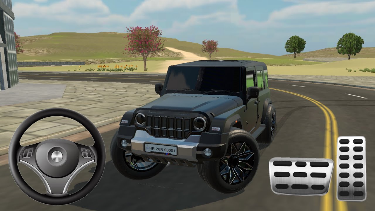 Modified Mahindra Thar Car Games: Indian Cars (Gadi Wala Game) - Car Game AndroidGameplay 2026