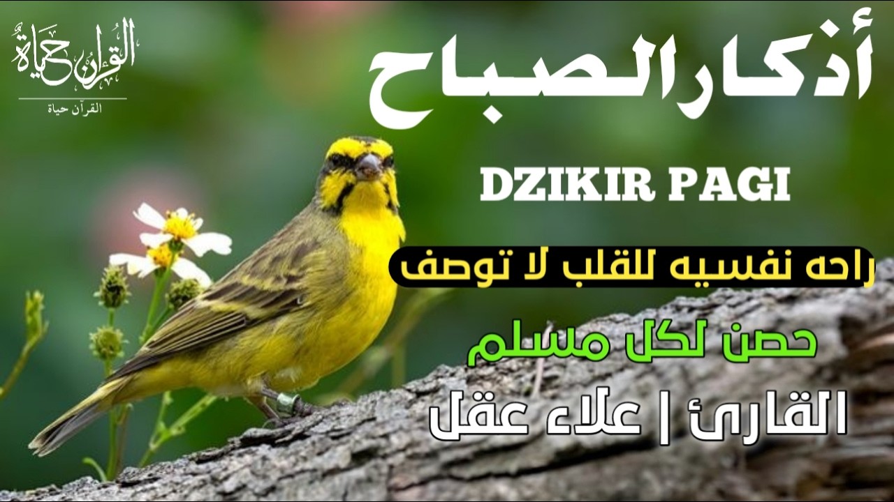 أذكار الصباح - راحة نفسية لا توصف بصوت القارئ علاء عقل | Morning Athkar - Dzkir Pagi by Alaa Aql
