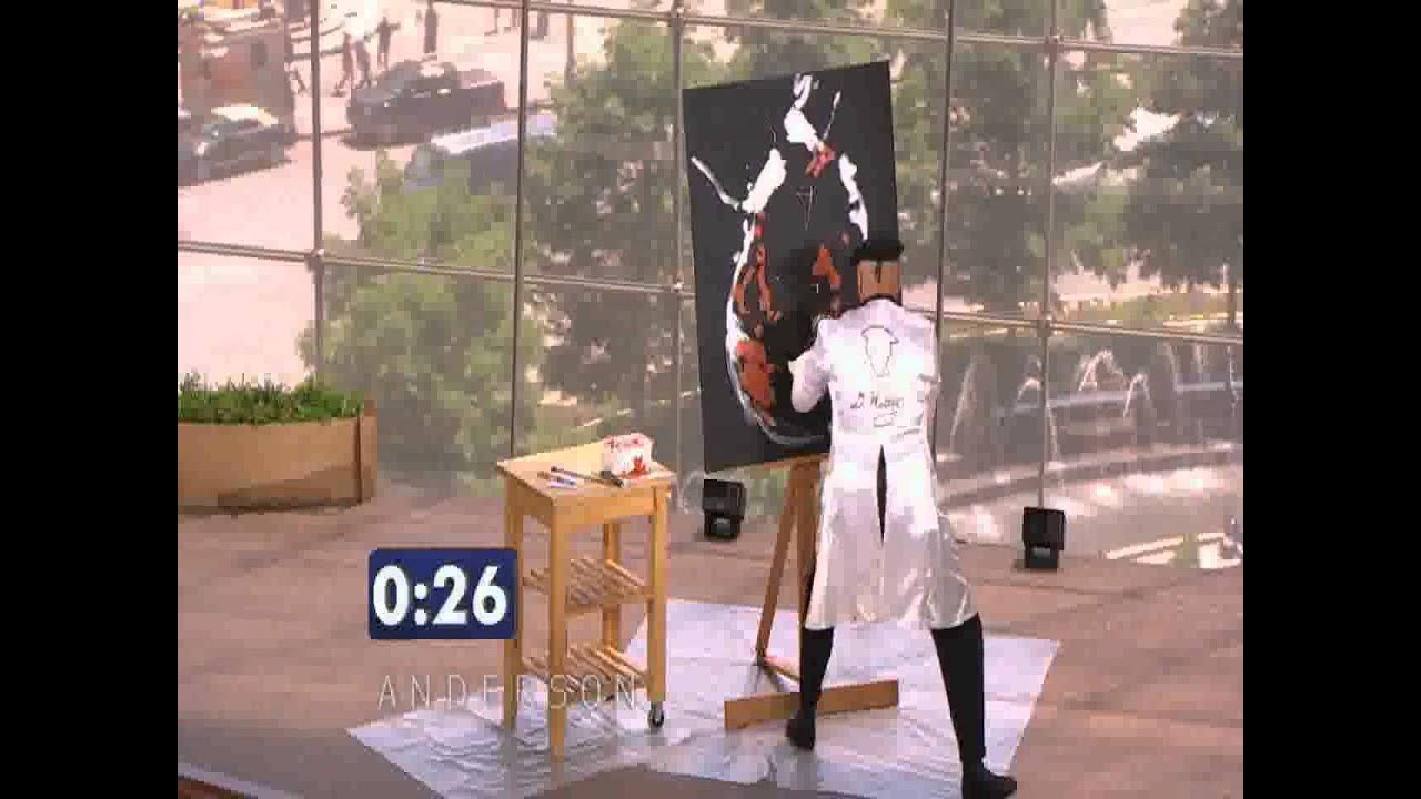 'Speed Painter' Takes Stage in 'Anderson's Viewers Got Talent'