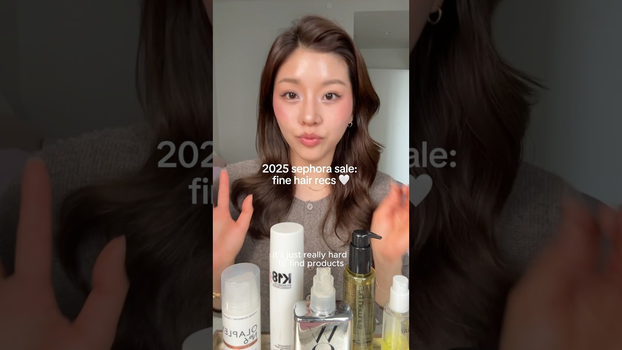 Best products at sephora for fine hair🤌 