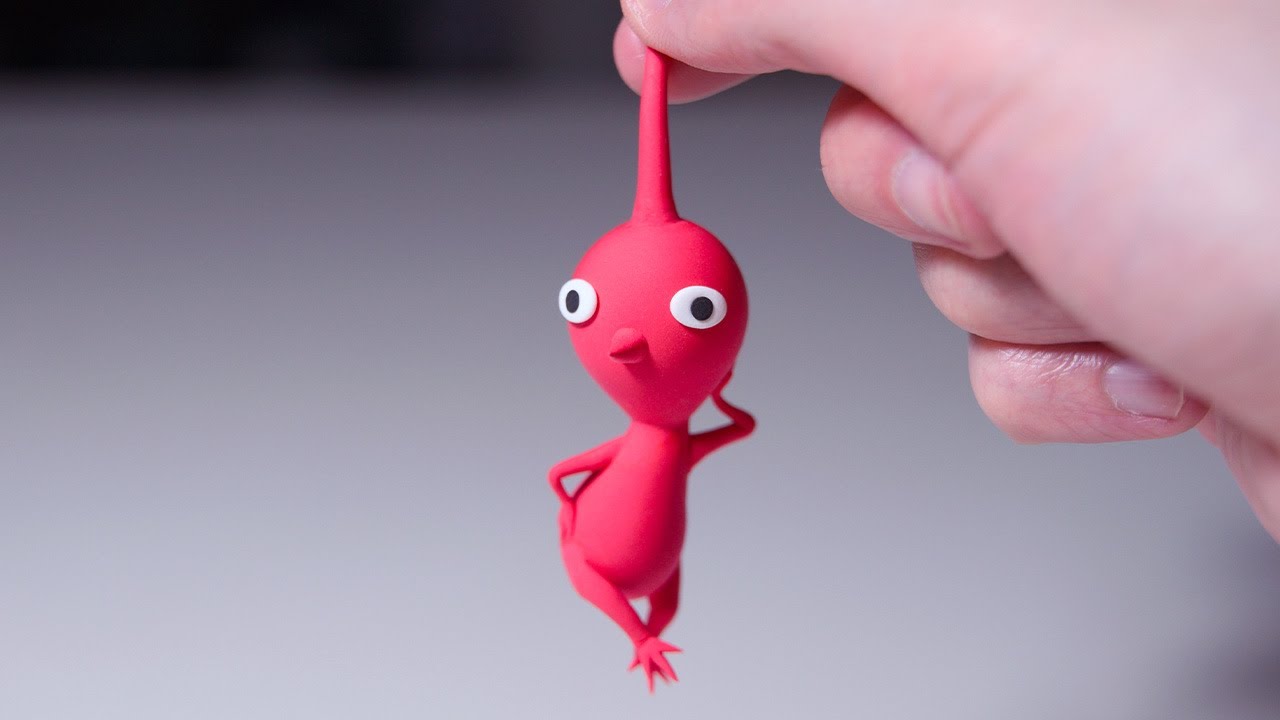 클레이로 빨강피크민 만들기 | Making Red Pikmin with clay