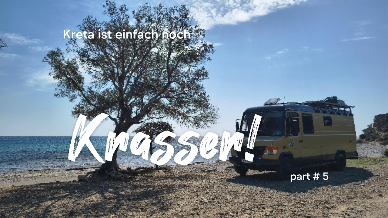 Kreta fasziniert uns, ist magisch und Landschaftlich einzigartig. Mit einem Mercedes Vario auf Tour.