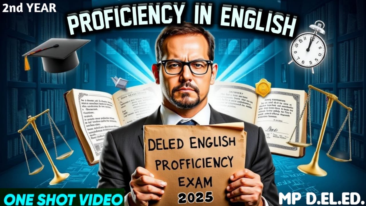 2nd year Proficiency in English MP DELED Important Question 2025/Proficiency in English MPDELED 2025