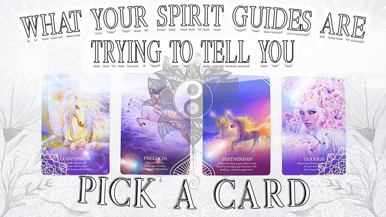 WHO ARE YOUR SPIRIT GUIDES & WHAT ARE THEY TRYING TO TELL YOU? 🔮 PICK A CARD!