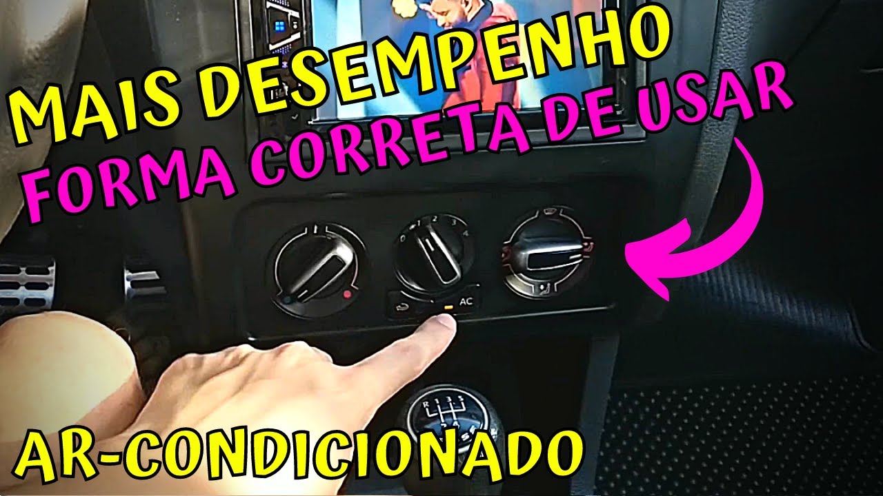 COMO USAR o AR-CONDICIONADO do carro CORRETAMENTE