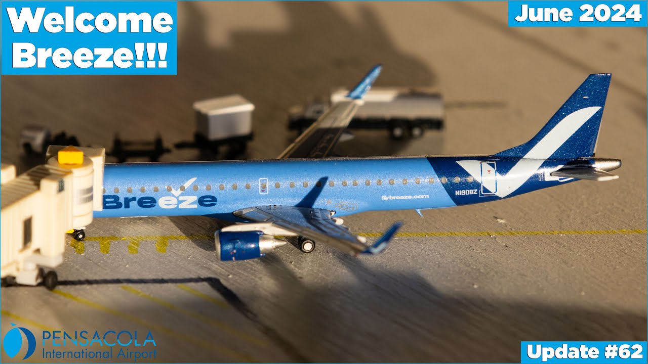 Welcome *BREEZE*! | Gemini Jets Pensacola International Airport update - June 2024