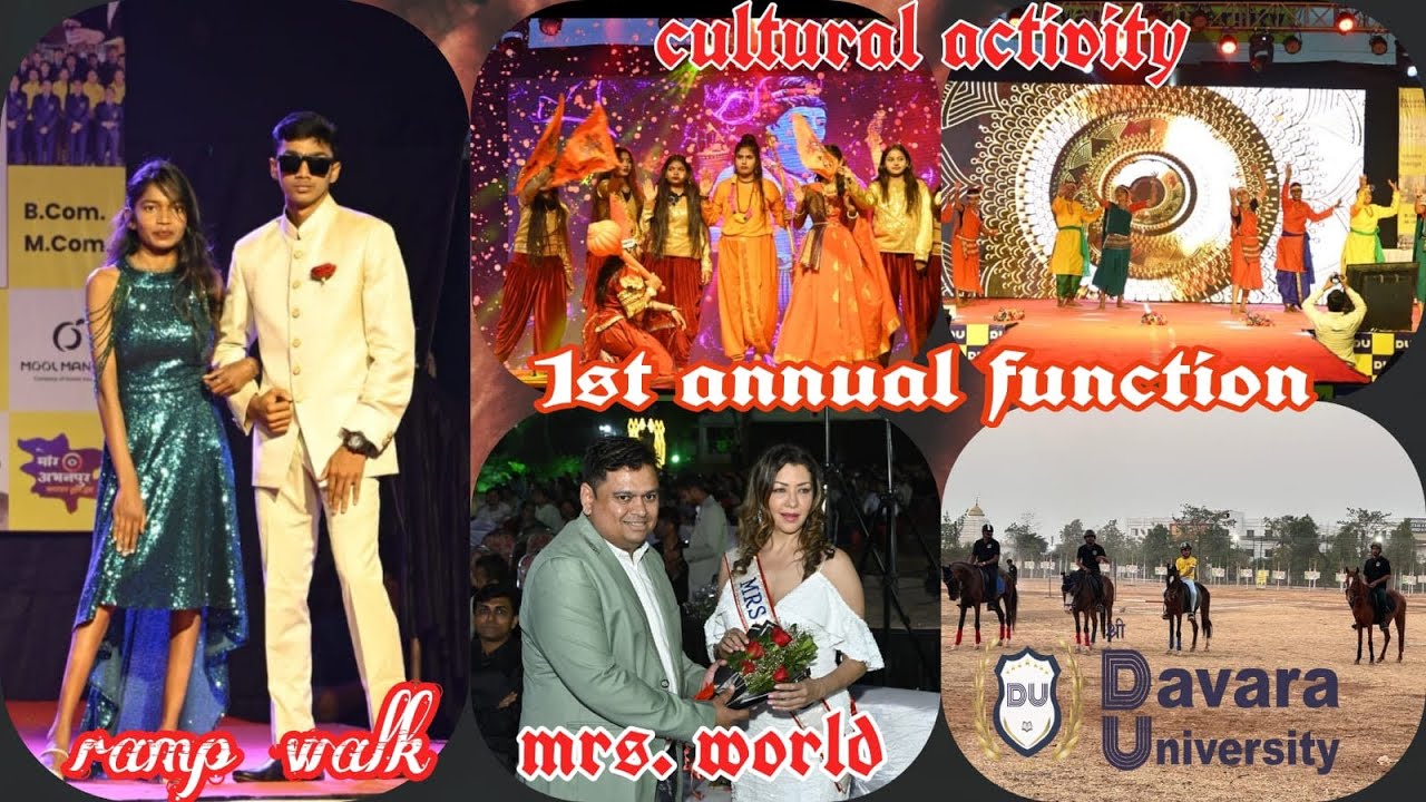 First Annual Function at Davara University 🥳 🥳  | Horse Show | Fashion Show | mithi world vlog