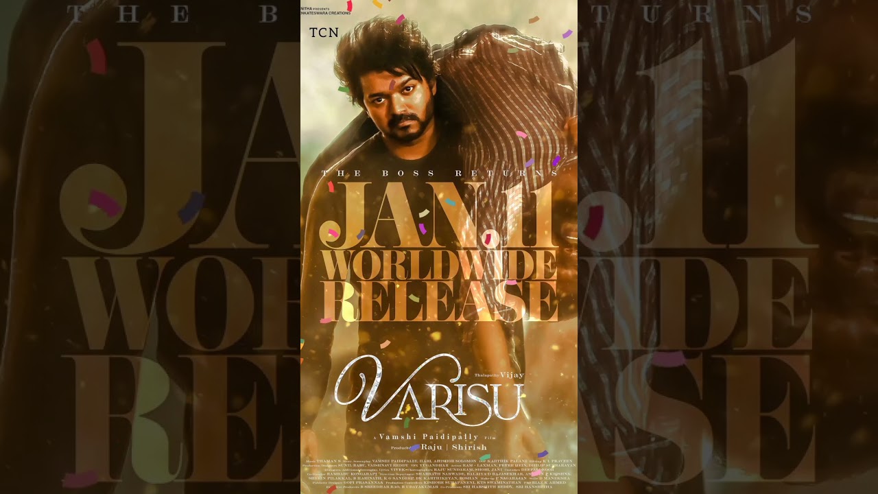 Varisu release date | Varisu trailer tamil | varisu update | varisu song  | varisu Poster | Vijay