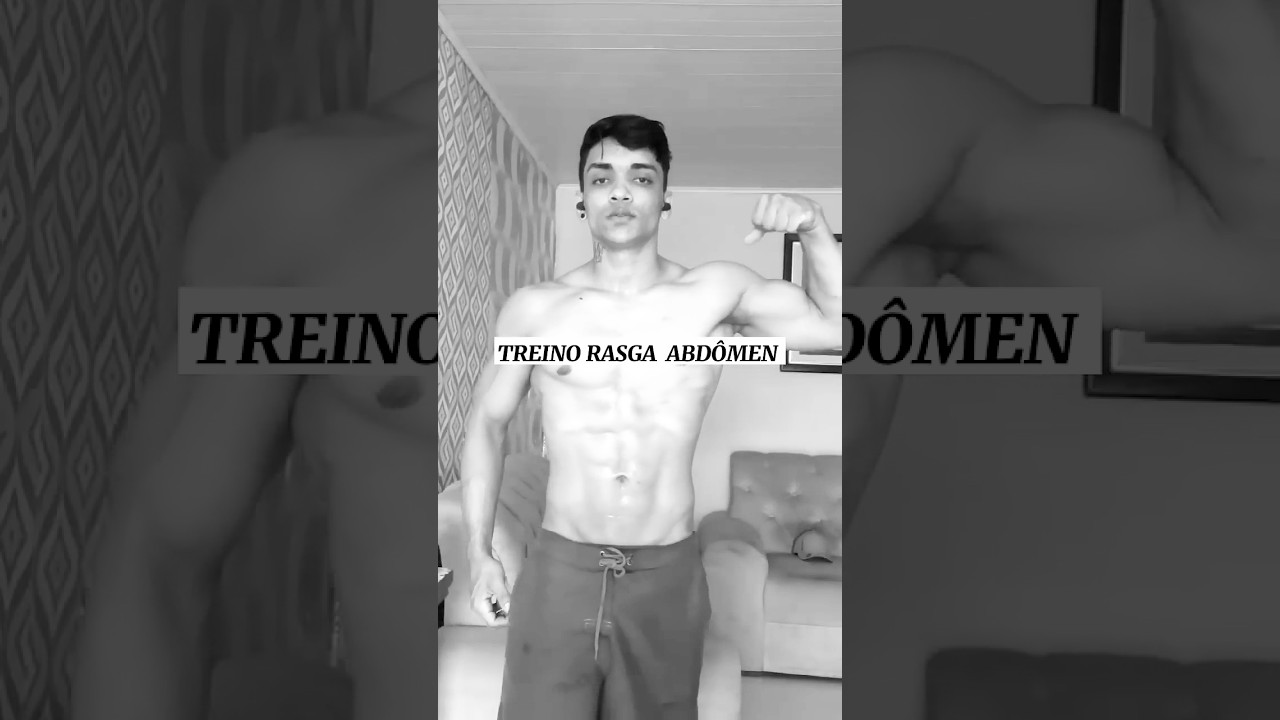 Treino de abd&ocirc;men em casa 🔥