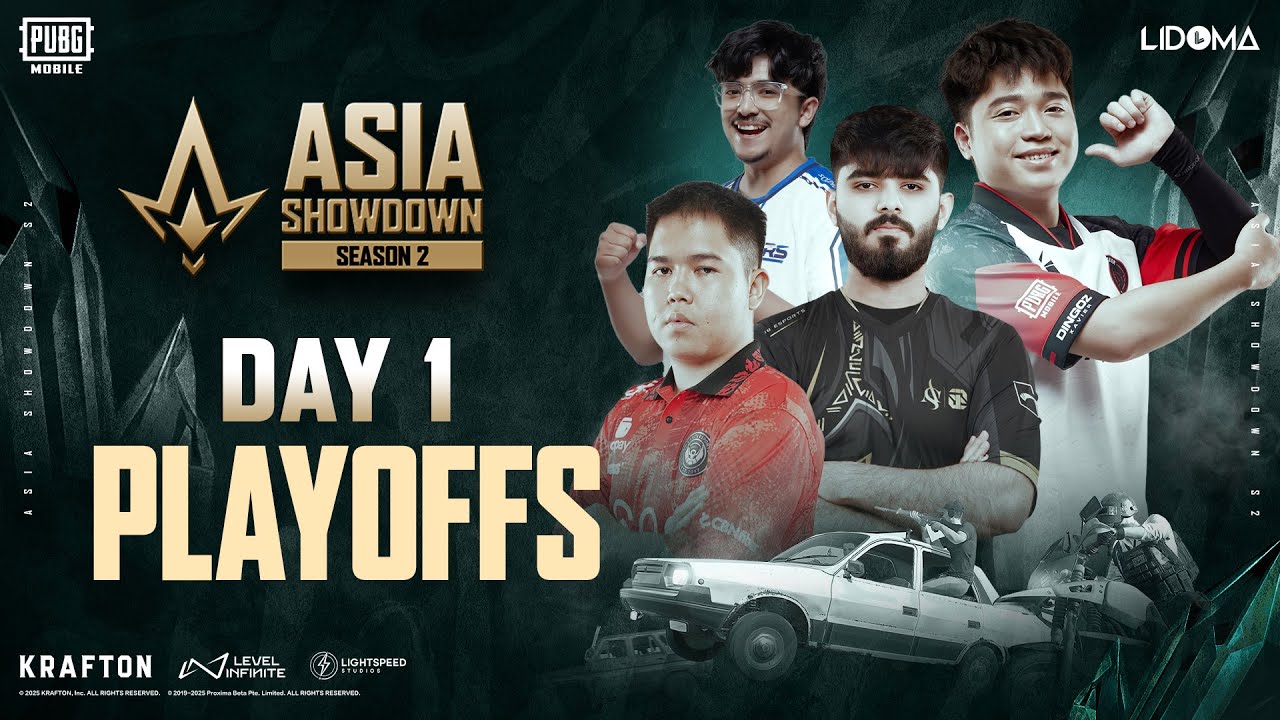 PUBG MOBILE Asia Showdown S2 | Playoffs Day 1 ft. #btr #t2k #horaa #boom #vpe #drs #rrq #i8 #flash