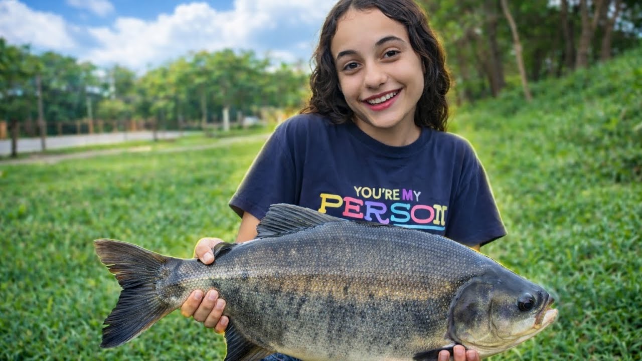 PESCARIA NO POÇO DE TAMBAQUI DE MAIS DE 3KG