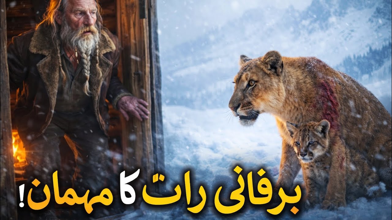 برفیلی رات کا مہمان ❄️ زخمی شیرنی نے دروازہ کھٹکھٹایا | Emotional Story