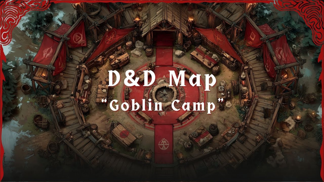 D&D Animated Battle Map: Goblin Camp | Dynamic Dungeons Map Ambience