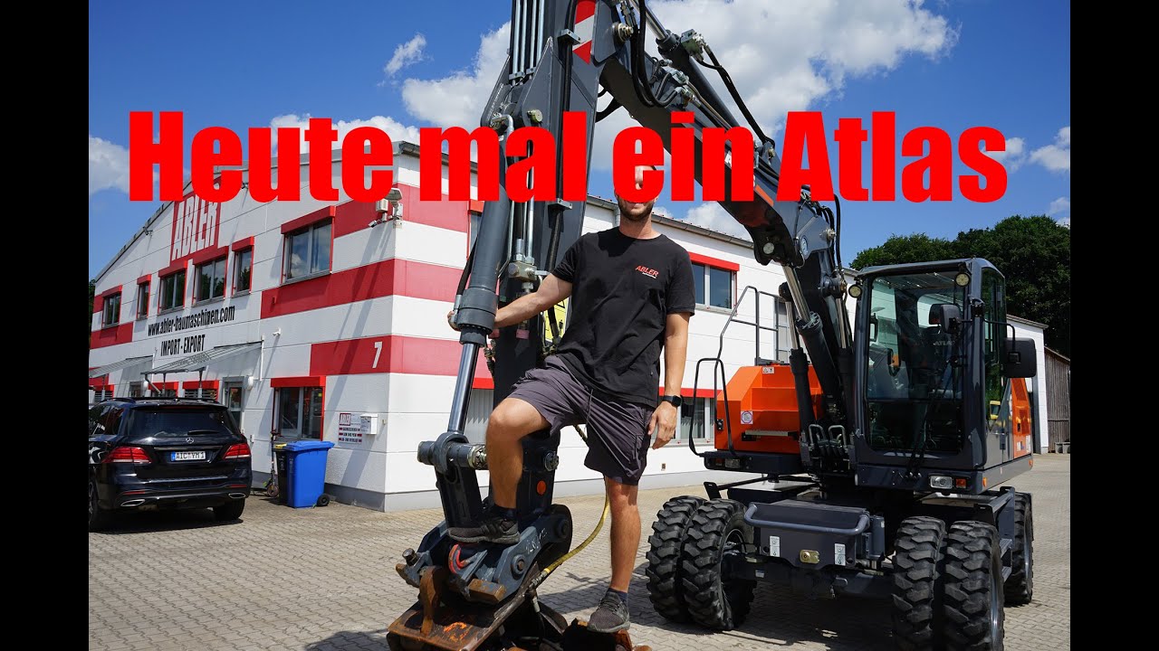 6 Jahre alt aber so gut wie neu! Atlas 140W Mobilbagger