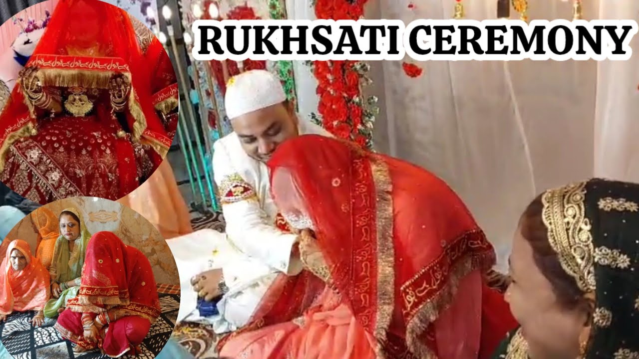 RUKHSATI CEREMONY VLOG ❤️ || Maang bharai rasam | bidai | shadi day 2