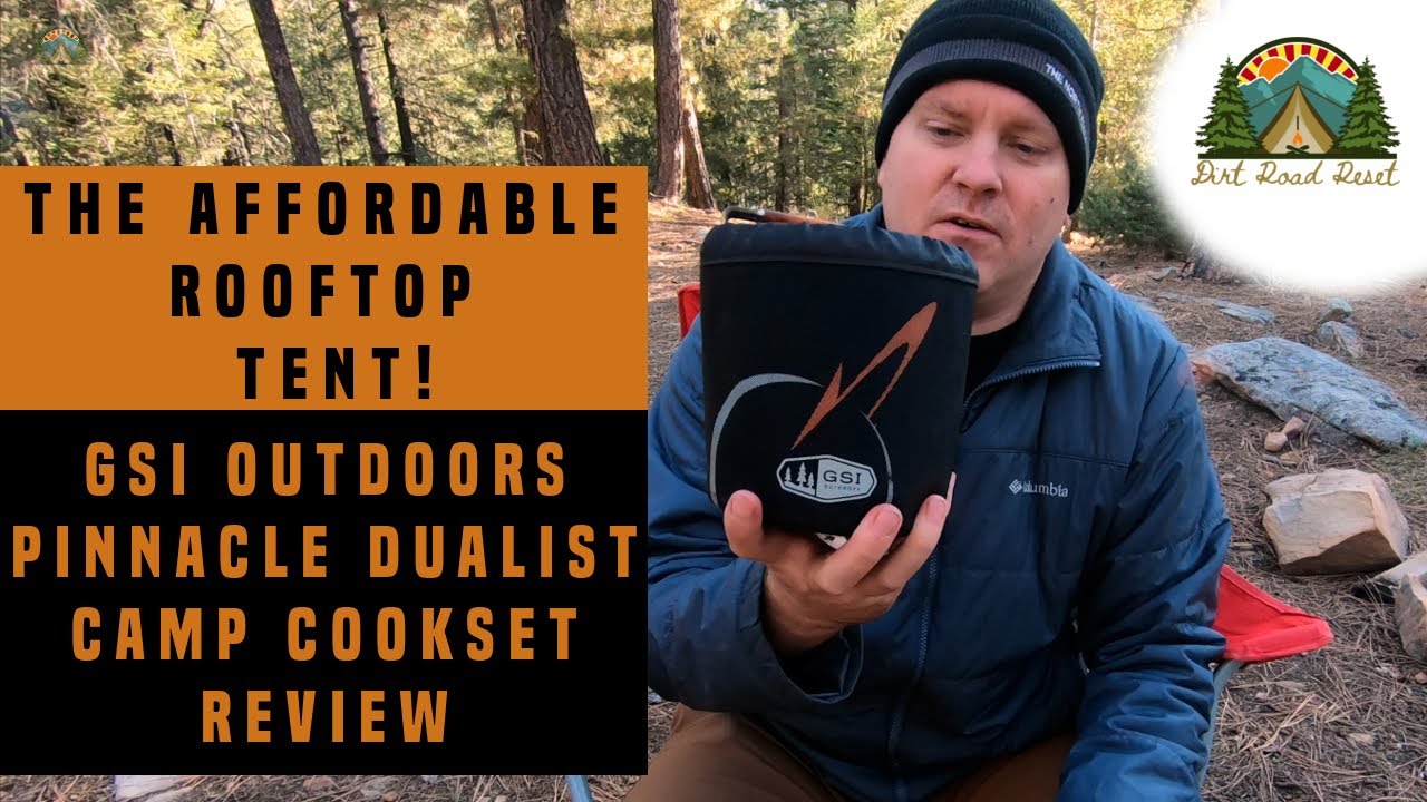 Ironman rooftop tent tour & GSI Pinnacle Dualist Cookset Review while camping!