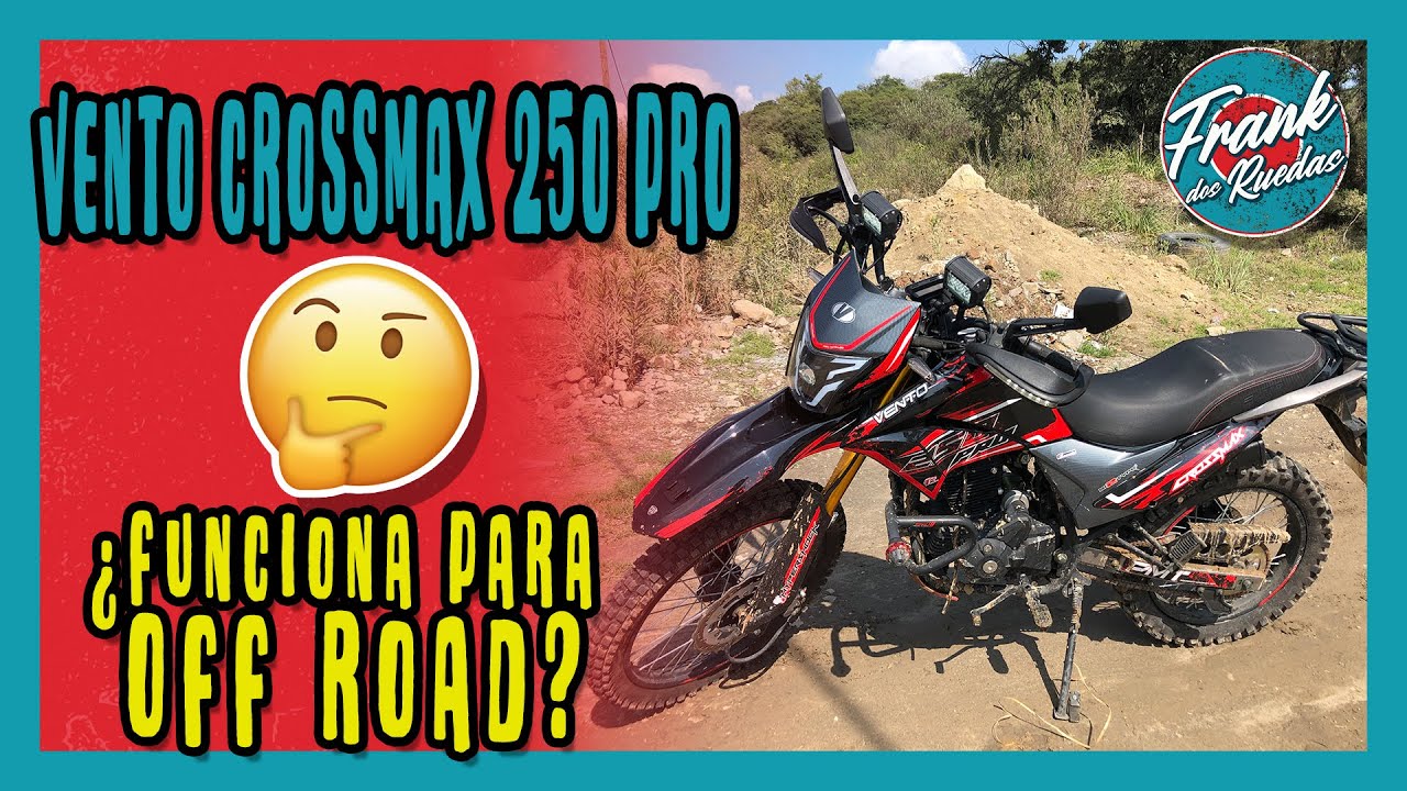 MANEJANDO EN OFF ROAD la CROSSMAX 250 Pro 2022 de VENTO | ¿Realmente sirve en off road?