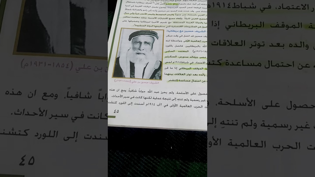 مشاركةالعرب والحرب العالميه الأولى مفاوضات الشريف حسين مع بريطانيا