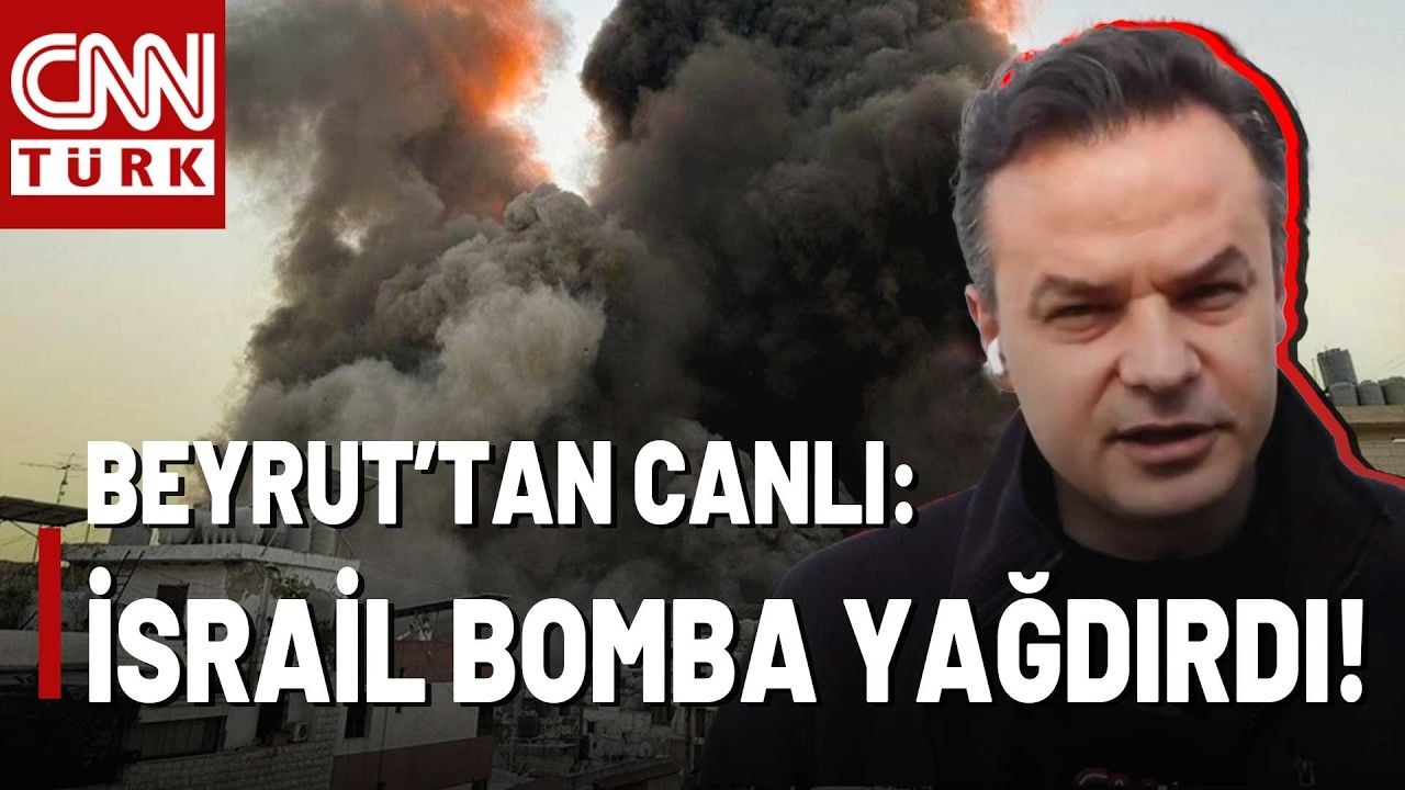 CNN TÜRK İsrail'in Bombaladığı Noktada! İşte O Görüntüler...