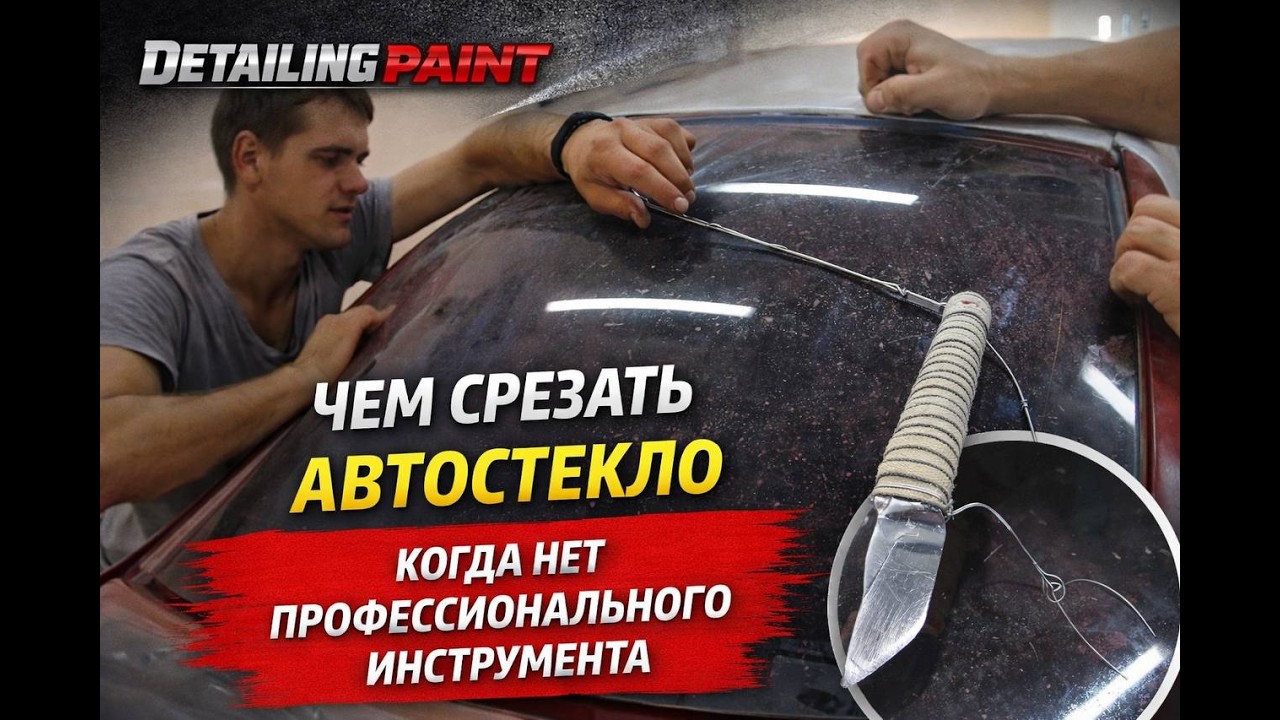 Чем срезать стекло, когда нет проф.инструмента