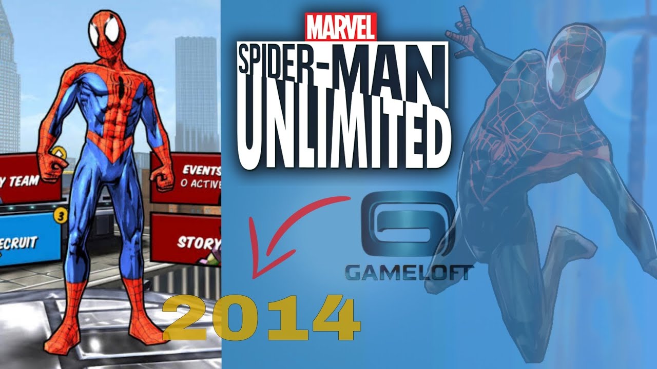 Há 10 ANOS ATRÁS a Gameloft lançava o MELHOR jogo do Homem-Aranha pro Mobile (Spider-Man Unlimited)