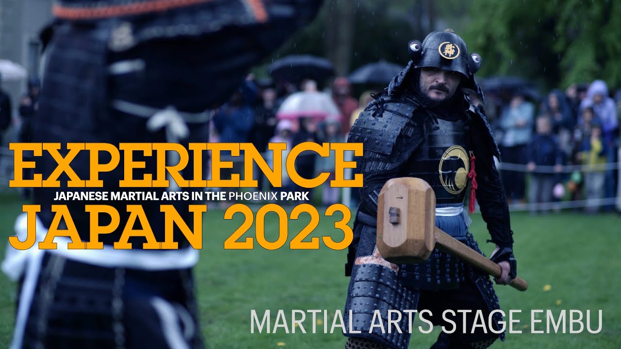 Martial arts stage embu at Experience Japan 2023