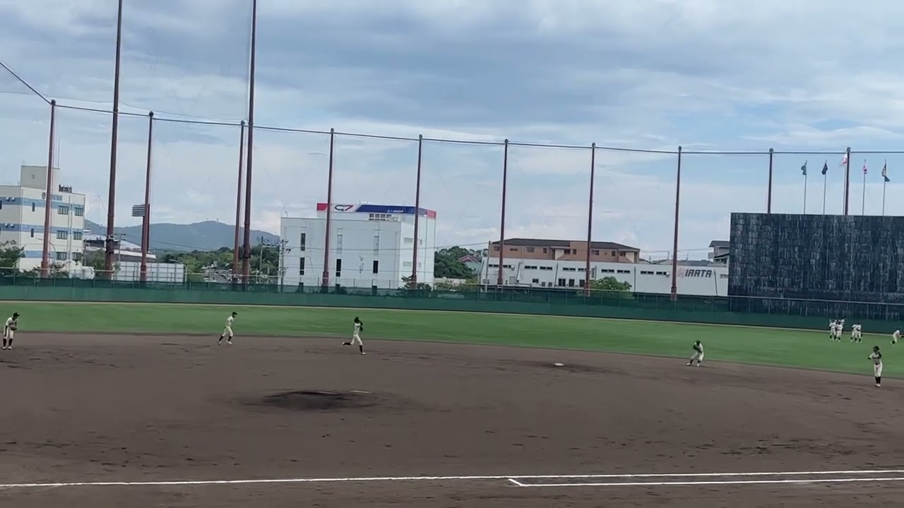 Japanese High School Infield Work - Hyogo Baseball Tournament - Kokoyakyu