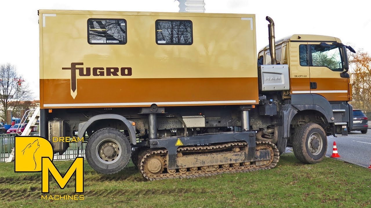 MAN OFFROAD TRUCK MOBILE DRUCKSONDE RAUPENFAHRZEUG