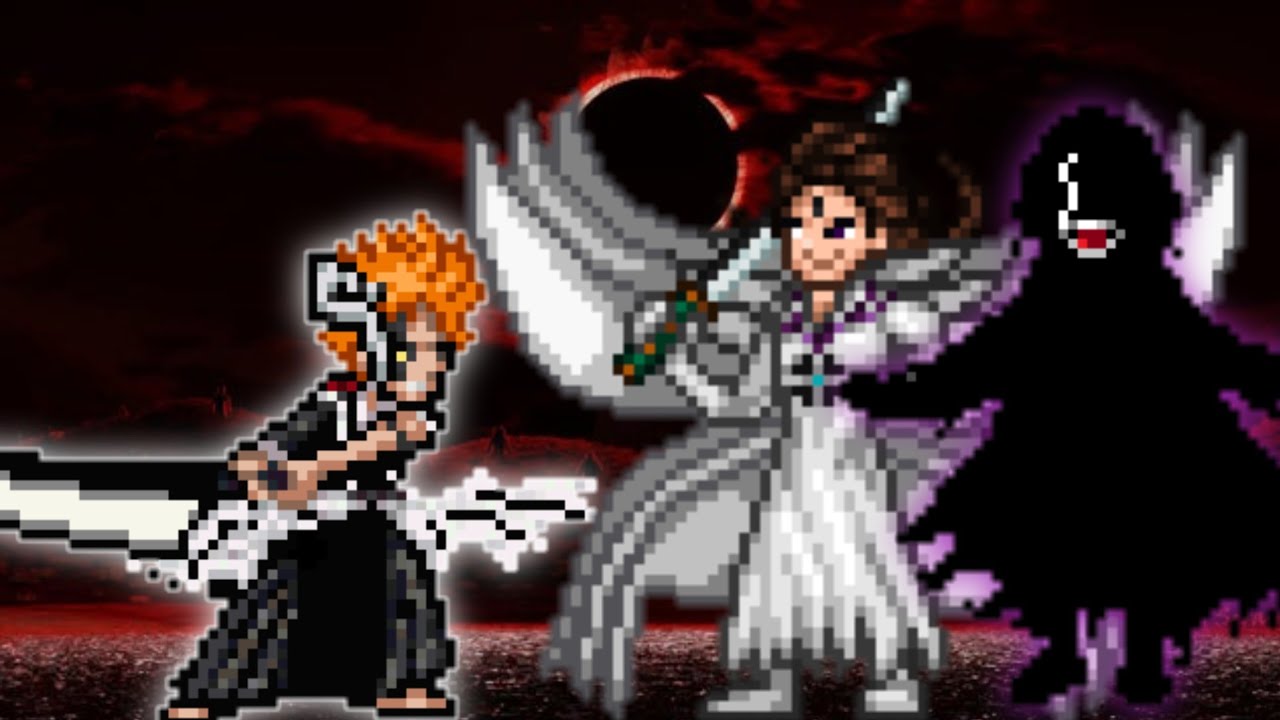 Ichigo TYBW V3 OP VS Aizen Sosuke V3 OP(All Form) & Yhwach Bach OP in Jump Force Mugen