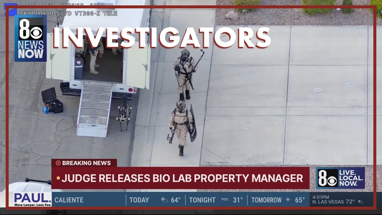 Nevada judge releases property manager tied to Las Vegas bio lab