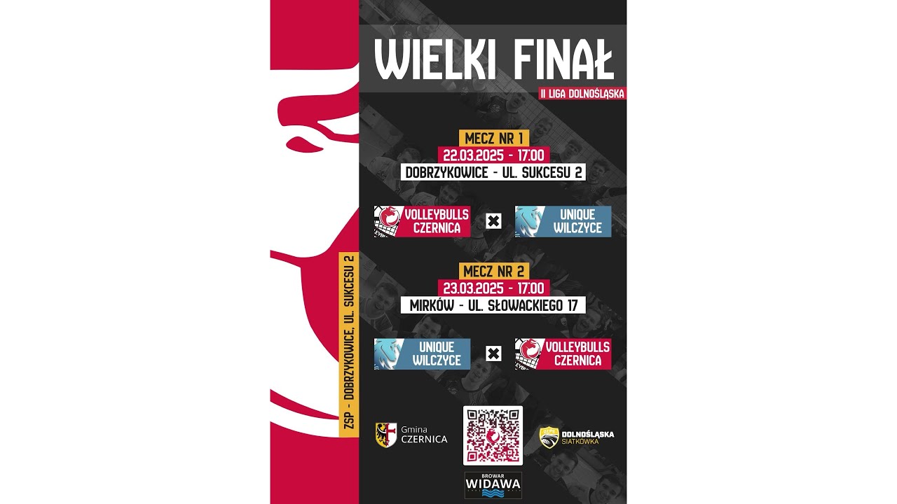 FINAŁ 1 - VolleyBulls Czernica vs UniQue Wilczyce