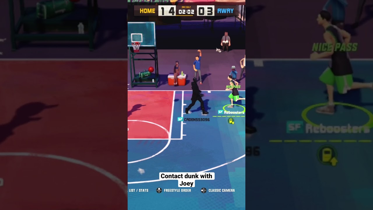 Cool contact dunk with Joey 