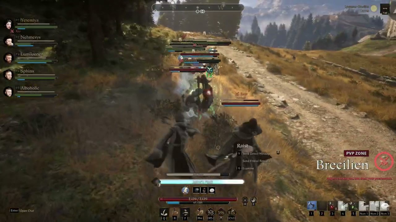 Pax Dei: PVP 3 group clash