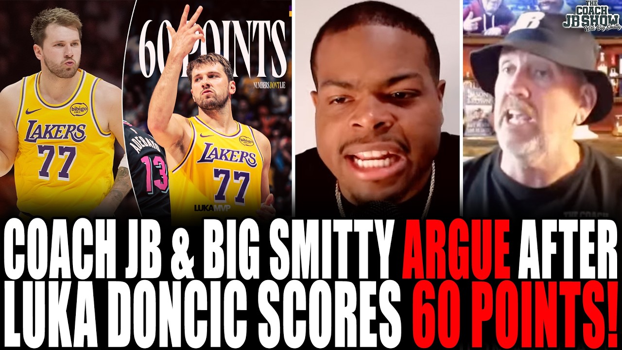 Coach JB & Big Smitty Get Into HEATED Debate After Luka Doncic Scores 60 POINTS vs. Heat!