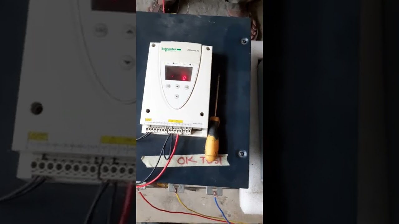 Altistart 22 Soft Starter testing on a smaller load(motor).