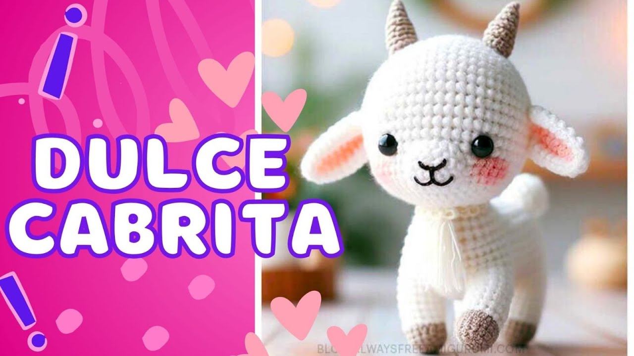 CABRITA AMIGURUMIS MI VERSION 😍TEJE PASO A PASO! #tejer #crochet #tejedorxs