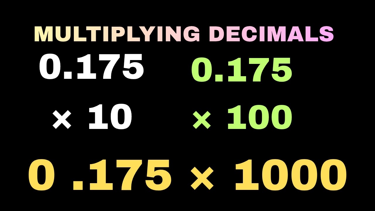 HOW TO MULTIPLY DECIMAL BY WHOLE NUMBER||Decimal multiplication||Decimal ضرب آسان طریقہ||Multiply