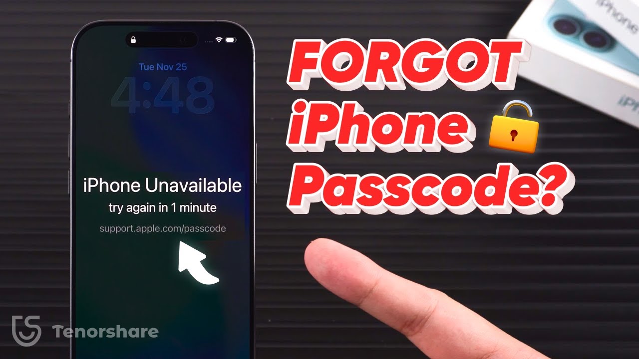 Forgot Your iPhone Passcode? How to Fix it | 5 Ways | 2026